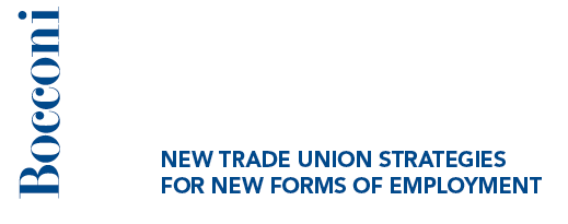 NEW TRADE UNION STRATEGIES FOR NEW FORMS OF EMPLOYMENT - Università Bocconi